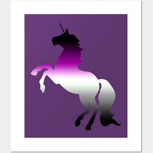 Ace Pride Unicorn Posters and Art